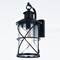 Vaxcel Adams 1 Light Black Dusk to Dawn Outdoor Wall Lantern Clear Glass T0634 - alternate 6